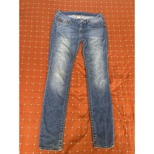 True Religion Men's World Tour Skinny Jeans Size 32 Blue Denim